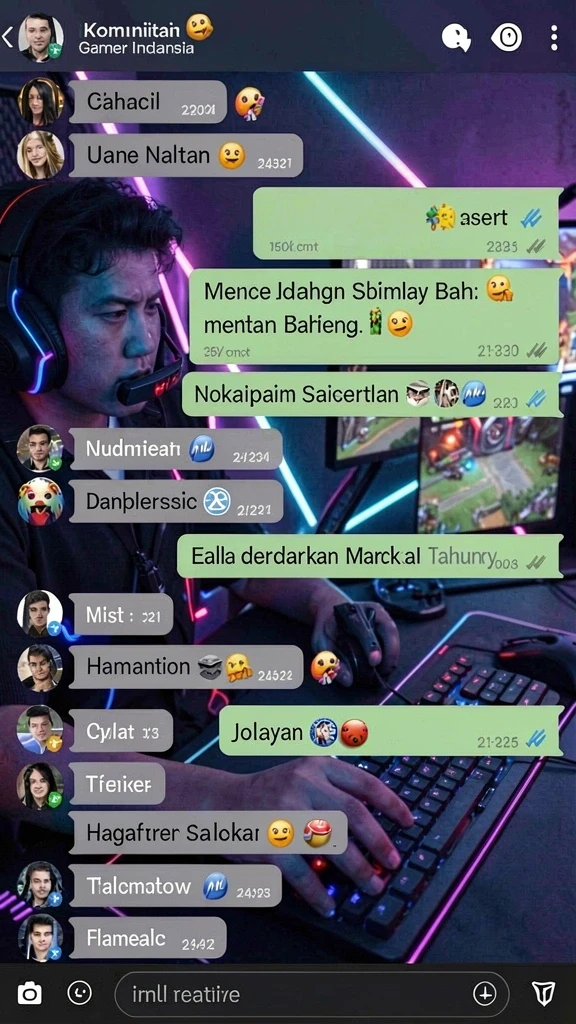 halimtoto - Tampilan awal yang menarik dengan karakter utama.